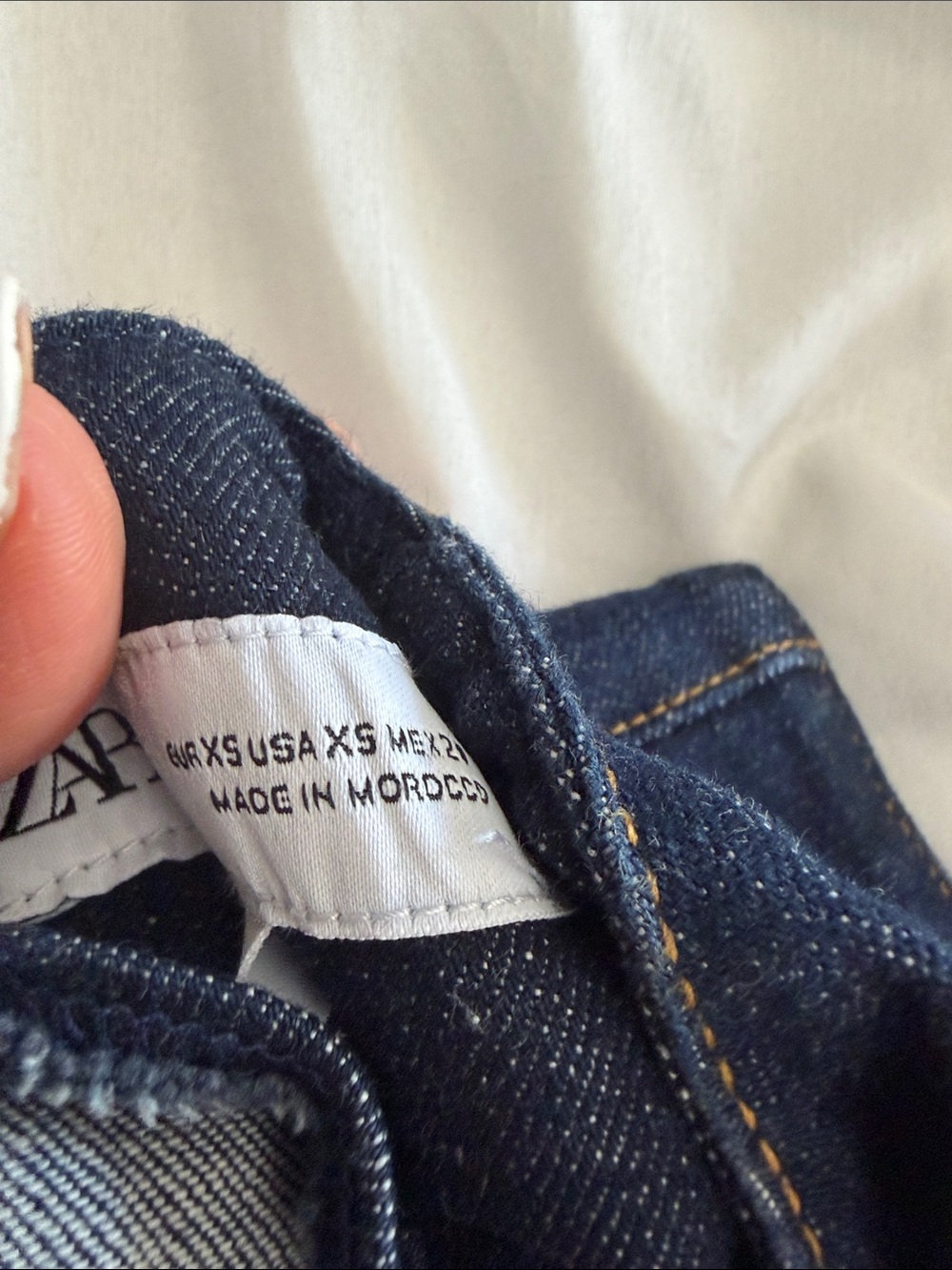 Zara Dark Blue Denim Sleeveless Mini Dress SIZE XS - Picture 4 of 9